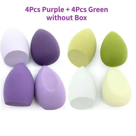 Makeup Blender Sponge in shade 4 Purple 4 Green