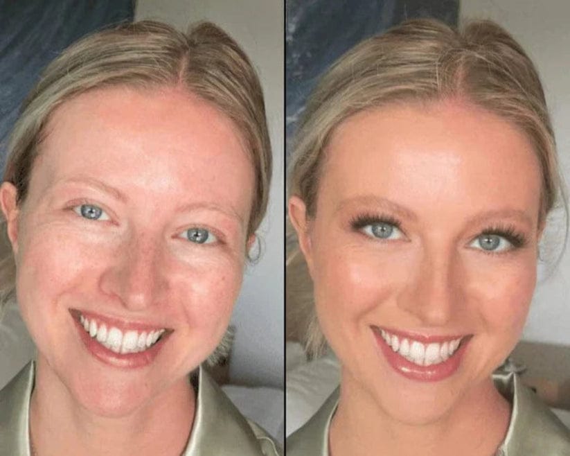 Applying the foundation stick