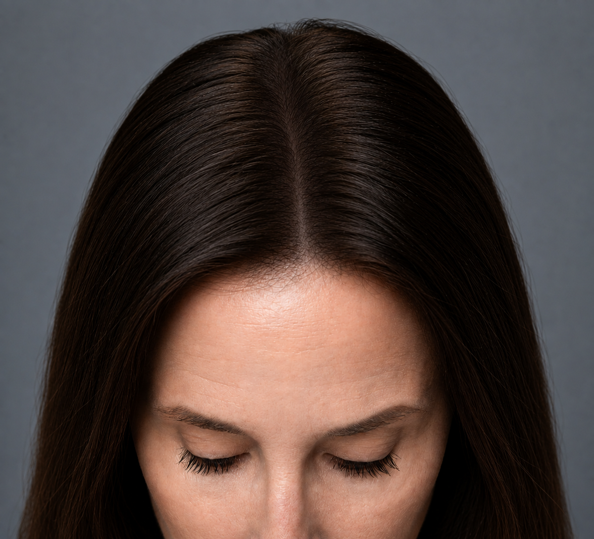 Visible scalp — after