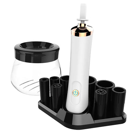 Electric Makeup Brush Cleaner in shade White