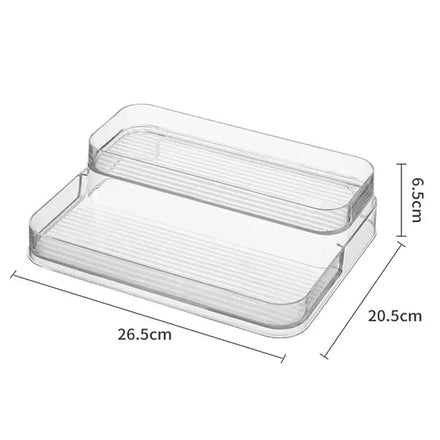 Bathroom Shelf Makeup Organizer in shade 2 Tier / â€Ž18.5D x 26W x 10H Centimeters