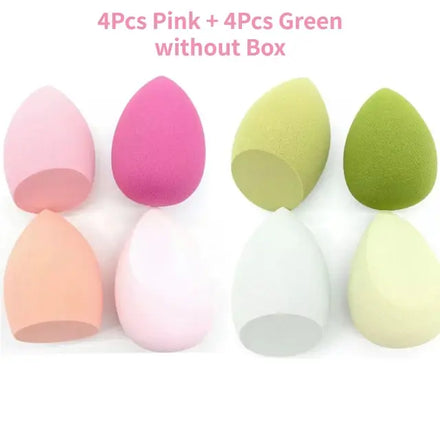 Makeup Blender Sponge in shade 4 Pink 4 Green